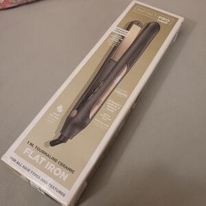 Conair InfinitiPRO 1" Tourmaline Ceramic Flat Iron - Black